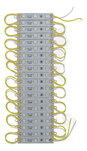 Modulo Led Smd 5050 Rigido 12v Auto Alto Brillo X 20u Tira 