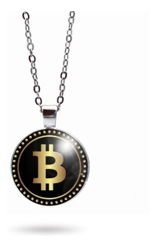 Colar Bitcoin Símbolo Da Criptomoeda Unissex