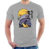 Playera Camiseta Pika Pika Samurai Japon Uniko Retro+ Regalo