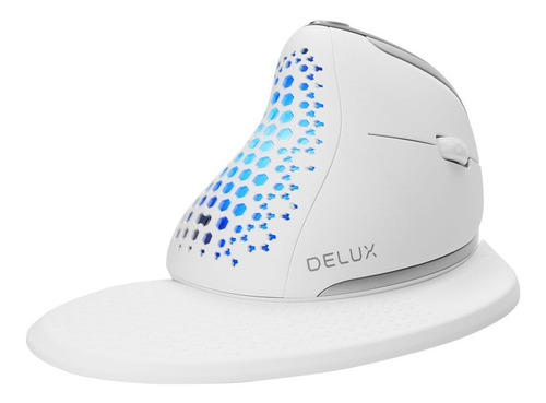 Delux Mouse Ergonomico Inalámbrico Con Pantalla Oled