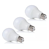 Kit X3 Bombillos Led Luz Blanca 9w E27 Color De La Luz Blanco Neutro