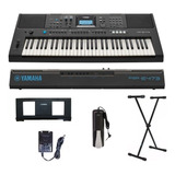 Teclado Arranjador Yamaha Psr-e473 + Suporte + Pedal