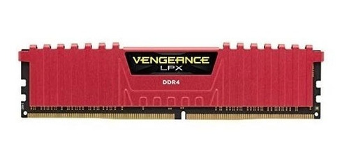 Memoria Ddr4 Corsair 8gb Vengeance 2666 Mhz Lpx Red