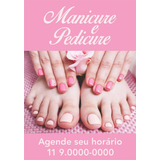 Banner Manicure Pedicure 1,00x0,70