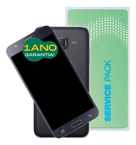 Lcd Frontal Completa Para Galaxy J701 J7 Neo + Tampa Com Aro