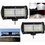 Par Faros Auxiliares 7''led Focos 144w 6000-6500k 48 Leds