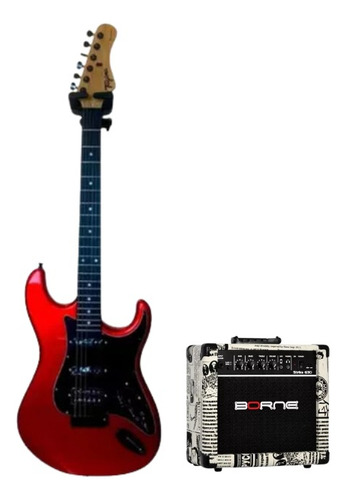 Guitarra Tagima Strato 2s 1h Fx Escudo Sixmart + Cubo Borne