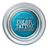 Sombra De Olhos Maybelline Eyestudio Color Tattoo Azul 40 Sombra Azul-petróleo