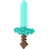 Espada De Diamante Encantada De Minecraft De Brinquedo Com L