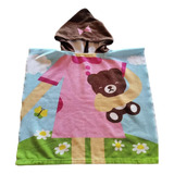 Poncho Toalla Infantil Microfibra Oportunidad 