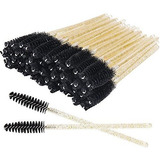 Cepillo De Rímel - 300 Pack Glitter Mascara Wands Disposable