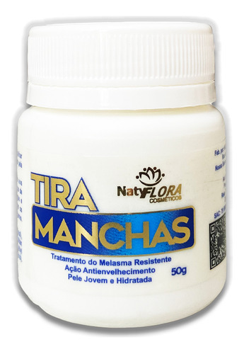 Pomada Tira Manchas Com Ação Antienvelhecimento 50g Tipo De Pele Todo Tipo De Pele Natyflora