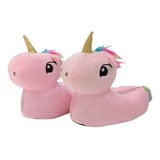 Pantufla Unicornio Rosa Talle L 1520l