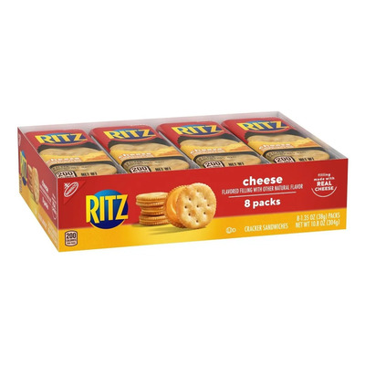 Galletas Ritz Sandwiches De Queso 8 Pqts 304g Americanas | Meses sin interés