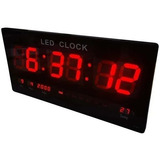 Reloj Digital Pared Led Fecha Temperatura 34102