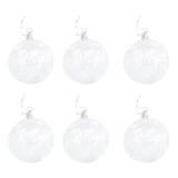 Faddare 6pcs/box Bolas De Navidad Rbol De Navidad Colgantes 