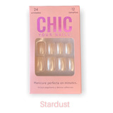 Manicure Uñas Adhesivas,postizas Press On. Stardust