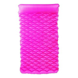 Colchoneta Inflable Amarillo De 2,10 Mts. Color Rosa