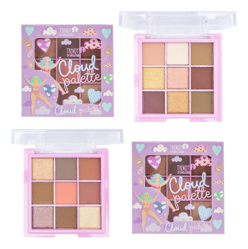 Estuche Paleta Sombra Nude Ojos