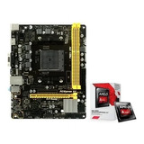 Kit Placa Mãe Biostar Fm2+ A68 Mhe Ddr3 + Proces A6 7480 Amd