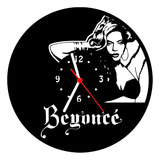 Relógio De Madeira Mdf Parede | Beyonce Cantora