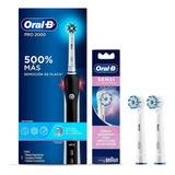 Oral B Set Cepillo De Dientes Eléctrico Recargable Pro 2000