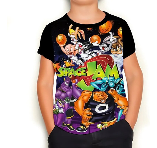 Camisa Camiseta Space Jam Looney Tunes Basquete Envio Hoje 2