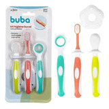 Kit Higiene Bucal Buba Com Protetor 3 Pcs Multifunções, Buba