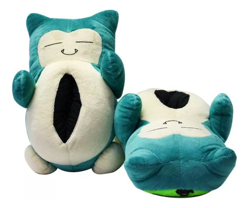 Babuchas Snorlax Pokemon Serie Anime Pantuflas