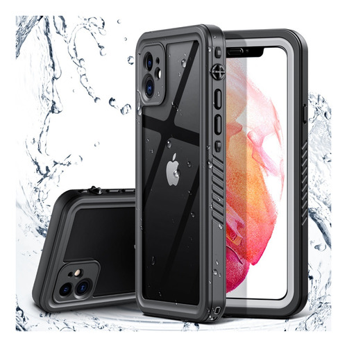 Carcasa Protección 360 Impermeable Para iPhone