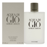 Perfume Giorgio Armani Acqua Di Gio Edt En Aerosol, 200 Ml,