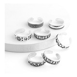 Anillos Para Dedos De Pie Sortijas Ajustables 7 Pzs  Pies 