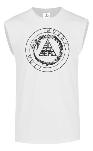 Playera Sin Manga Canserbero Vida Muerte Triangulo 