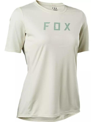 Polera Bicicleta Mujer Ranger Moth Blanco Fox