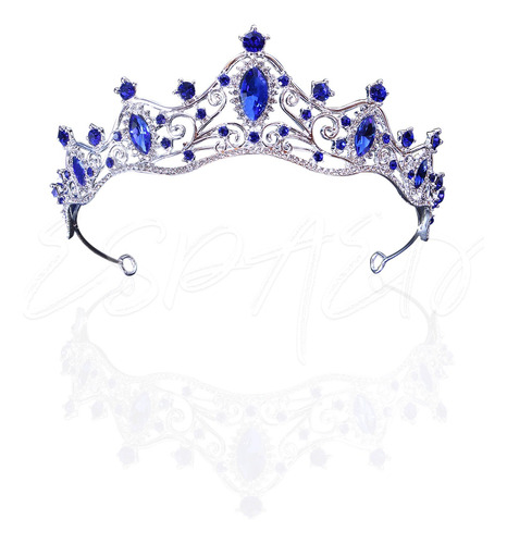 Reina Corona Princesa Boda Tiara Tiara Nupcial Y Cumpleaños