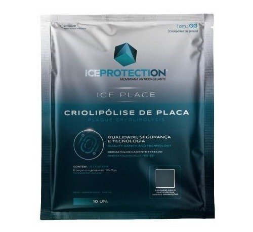 Anvisa - Sachê C/10 Mantas Criolipólise Placa Iceprotection 