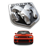 Insignia Metalica Logo Dodge 8.3 X 9 Negra C/3m Tuningchrome