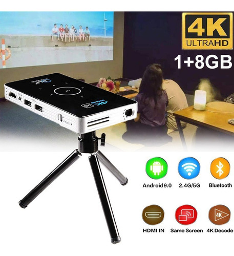 A 1+8gb Mini 4k Dlp Android 9.0 Proyector