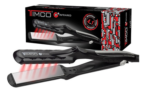 Plancha De Cabello Timco  Profesional Infrared 4 En 1 