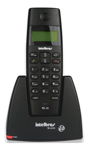 Telefone Intelbras Ts 40 Id Sem Fio - Cor Preto