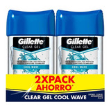 Antitranspirante En Gel Gillette Cool Wave 2 Piezas De 82g
