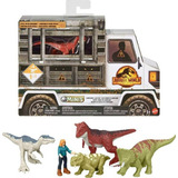 Set De 4 Mini Y 1 Figura Dinosaurios Jurassic World Dominion