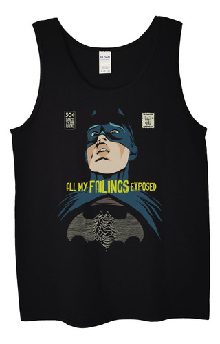 Polera Musculosa Joy Division Batman All My  Pop Abominatron