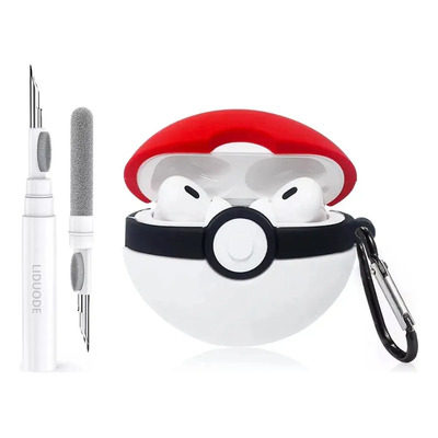 Funda Para Apple AirPods Pro 3 Generación 2025 Case Uso Rudo Para AirPods Pro 3 Funda Con Llavero + Limpiador | Meses sin interés