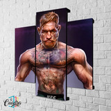 Cuadro Mcgregor Moderno Triptico Horizontal Conor Mma