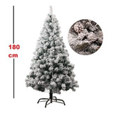 Árvore De Natal Com Neve Top Luxo 1,80m C/ 694 Galhos