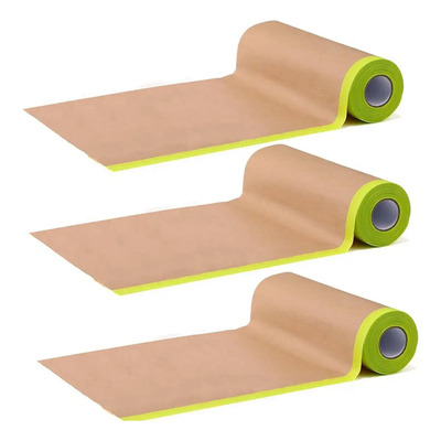 Papel De Enmascarar Pregrabado Para Pintar, 3 Rollos, 1 Tama