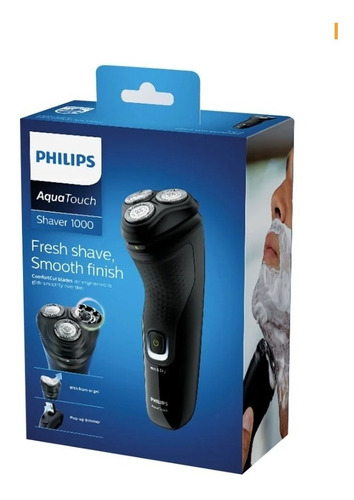 Máquina Afeitadora Philips Aquatouch S1223 Negra Profunda 10