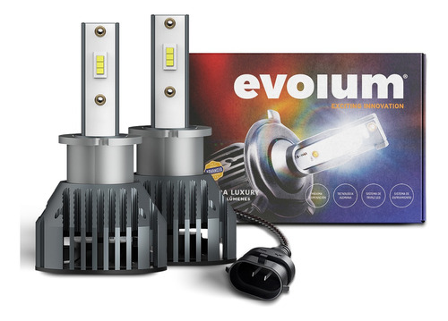 Auto Faros Led Evolum Kit Auxiliares C19 H1 H3 H7 9005 9006