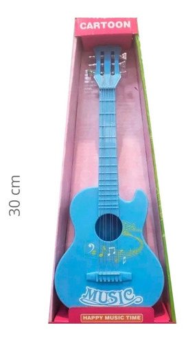 Guitarra Infantil De 6 Cuerdas 30cm Juguete Nenes Nenas